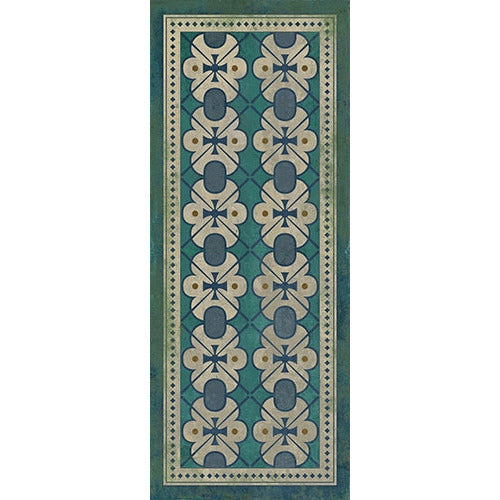 Designer Spicher & Company Pattern 05 Mrs Hudson Vinyl Floorcloth | BSEID
