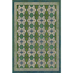 Designer Spicher & Company Pattern 05 Mrs Peacock Vinyl Floorcloth | BSEID