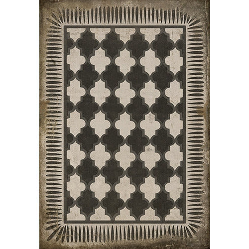Designer Spicher & Company Pattern 10 Open Sesame Vinyl Floorcloth | BSEID