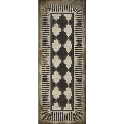 Designer Spicher & Company Pattern 10 Open Sesame Vinyl Floorcloth | BSEID
