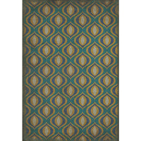 Spicher & Company Pattern 15 Atlantis Vinyl Floorcloth - USA-Made Rug | BSEID