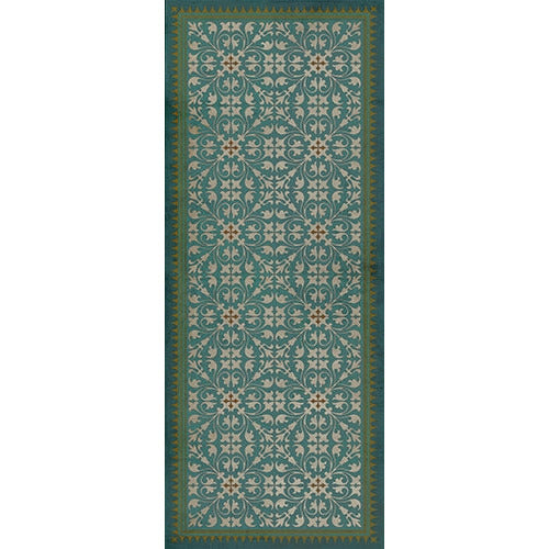 Spicher & Company Pattern 21 Contrariwise Vinyl Floorcloth | BSEID