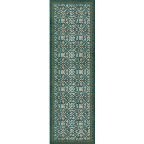 Spicher & Company Pattern 21 Contrariwise Vinyl Floorcloth | BSEID