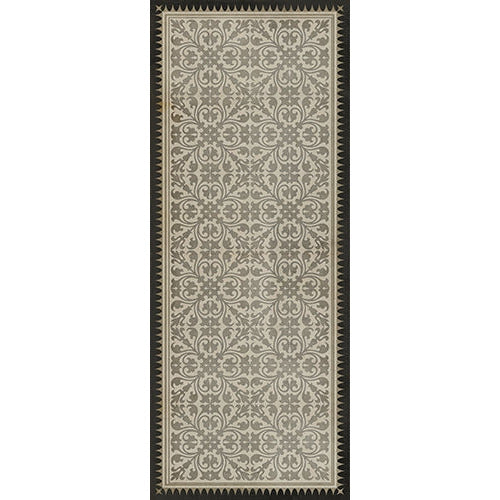 Pattern 21 The White Knight Vinyl Floorcloth