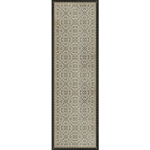 Pattern 21 The White Knight Vinyl Floorcloth