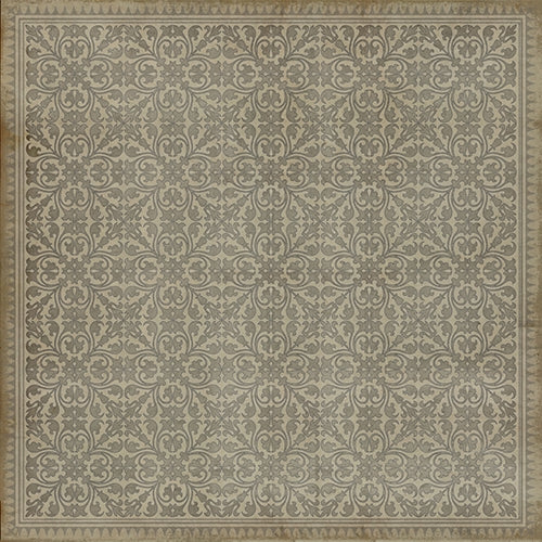 Pattern 21 The White Rabbit Vinyl Floorcloth
