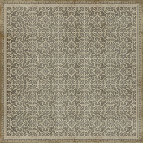 Pattern 21 The White Rabbit Vinyl Floorcloth