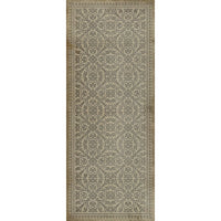 Pattern 21 The White Rabbit Vinyl Floorcloth