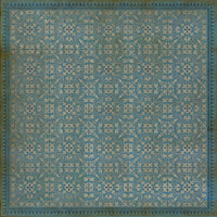 Pattern 21 Through the Looking Glass Vinyl Floorcloth