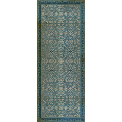 Pattern 21 Through the Looking Glass Vinyl Floorcloth