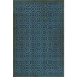 Spicher & Company Pattern 21 Zeitgeist Vinyl Floorcloth - USA-Made Rug | BSEID