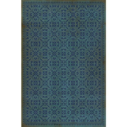 Spicher & Company Pattern 21 Zeitgeist Vinyl Floorcloth - USA-Made Rug | BSEID