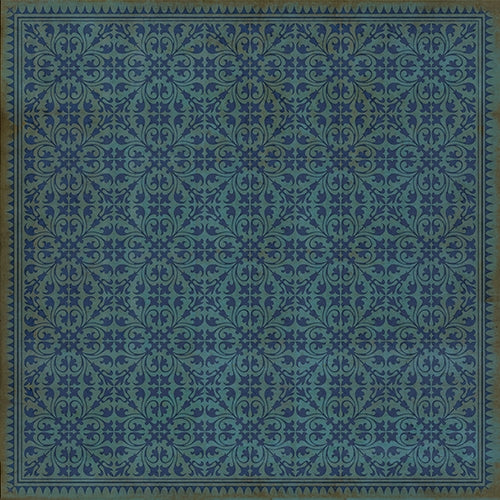 Spicher & Company Pattern 21 Zeitgeist Vinyl Floorcloth - USA-Made Rug | BSEID