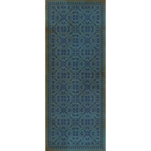 Spicher & Company Pattern 21 Zeitgeist Vinyl Floorcloth - USA-Made Rug | BSEID
