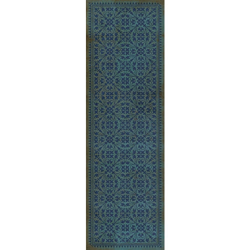 Spicher & Company Pattern 21 Zeitgeist Vinyl Floorcloth - USA-Made Rug | BSEID
