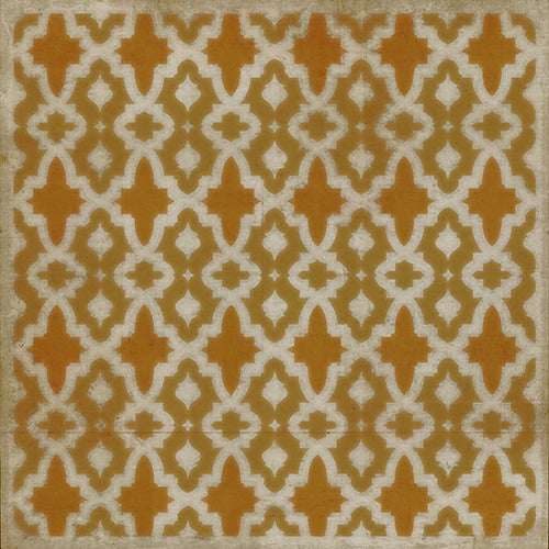 Pattern 31 House of the Rising Sun Vinyl Floorcloth (size options)