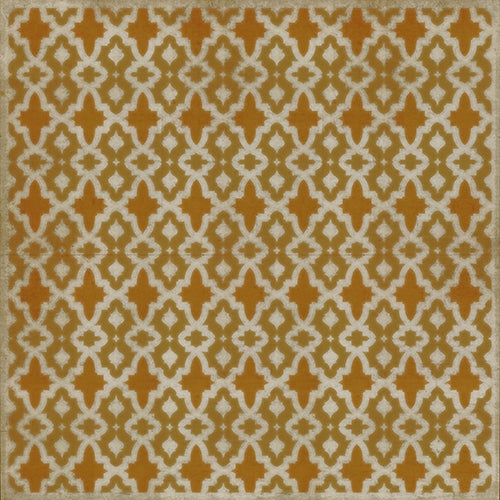 Pattern 31 House of the Rising Sun Vinyl Floorcloth (size options)