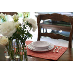 cream beaded rim melamine soup cereal bowl