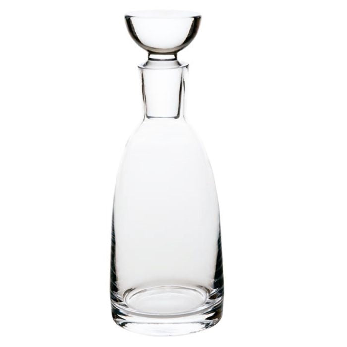 decanter glass flat top stopper clear bar accessories