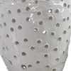 vases crackle ivory ceramic tripod base set