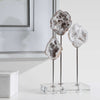 elegant decor crystal acrylic base modern