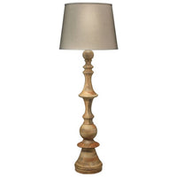 natural wood floor lamp, large floor lamp, traditional floor lamp, turned wood floor lamp