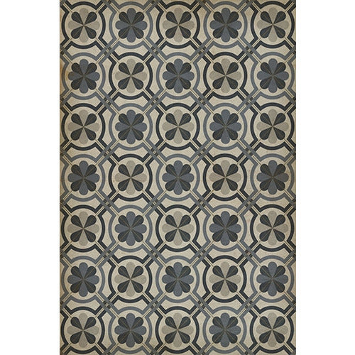 Pattern 19 Madame Curie Vinyl Floorcloth