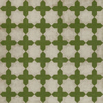 Designer Spicher & Company Pattern 23 Olive Tree Vinyl Floorcloth | BSEID
