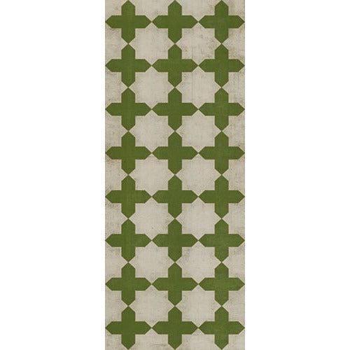 Designer Spicher & Company Pattern 23 Olive Tree Vinyl Floorcloth | BSEID