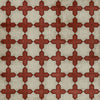 Spicher & Company Pattern 23 Dressed in Scarlet Vinyl Floorcloth