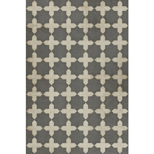 Spicher & Company Pattern 23 Samaritan Vinyl Floorcloth - USA-Made Rug | BSEID
