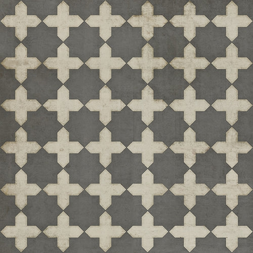 Spicher & Company Pattern 23 Samaritan Vinyl Floorcloth - USA-Made Rug | BSEID