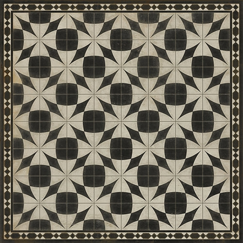 Spicher & Company Pattern 29 Voltaire Vinyl Floorcloth - USA-Made Rug | BSEID