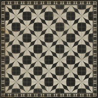 Spicher & Company Pattern 29 Voltaire Vinyl Floorcloth - USA-Made Rug | BSEID