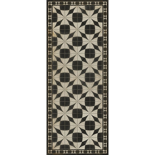 Spicher & Company Pattern 29 Voltaire Vinyl Floorcloth - USA-Made Rug | BSEID