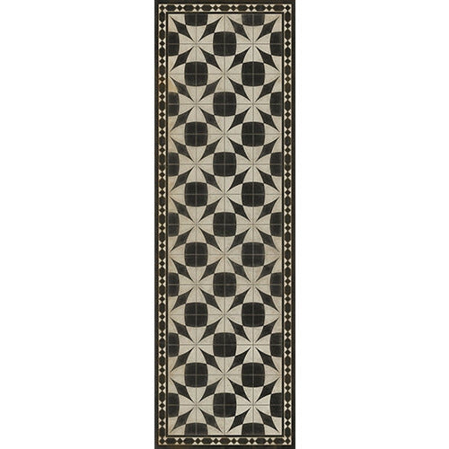 Spicher & Company Pattern 29 Voltaire Vinyl Floorcloth - USA-Made Rug | BSEID