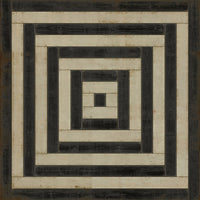 Pattern 30 Qin Vinyl Floorcloth - Luxury USA-Made Rug | BSEID