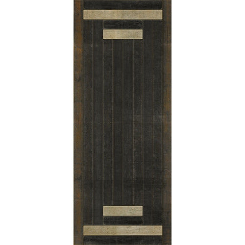 Pattern 30 Han Vinyl Floorcloth - Luxury USA-Made Rug | BSEID