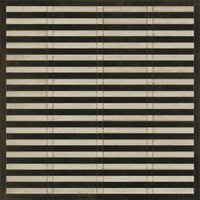 Spicher & Company Pattern 18 Mandarin Vinyl Floorcloth - USA-Made Rug | BSEID