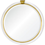 Designer Luxury Wall Hung Round Acrylic Mirror