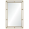 rectangle wall mirror silver leaf distressed