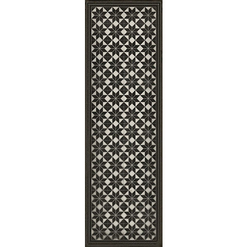 Spicher & Company Pattern 20 Stargazer Vinyl Floorcloth - USA-Made Rug | BSEID