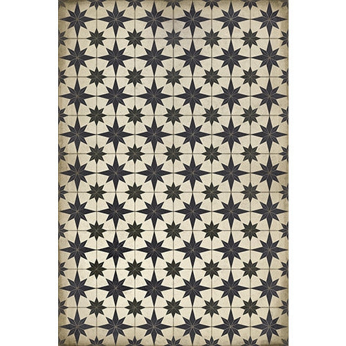 Spicher & Company Pattern 20 Astraea Vinyl Floorcloth - USA-Made Rug | BSEID