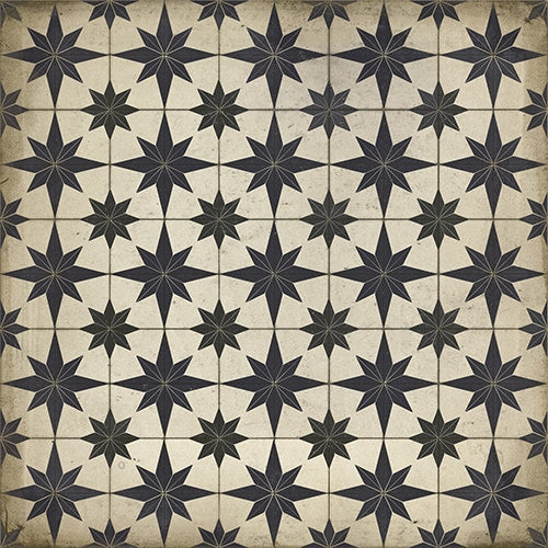 Spicher & Company Pattern 20 Astraea Vinyl Floorcloth - USA-Made Rug | BSEID