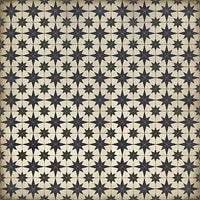 Spicher & Company Pattern 20 Astraea Vinyl Floorcloth - USA-Made Rug | BSEID