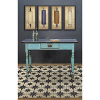 Spicher & Company Pattern 20 Astraea Vinyl Floorcloth - USA-Made Rug | BSEID