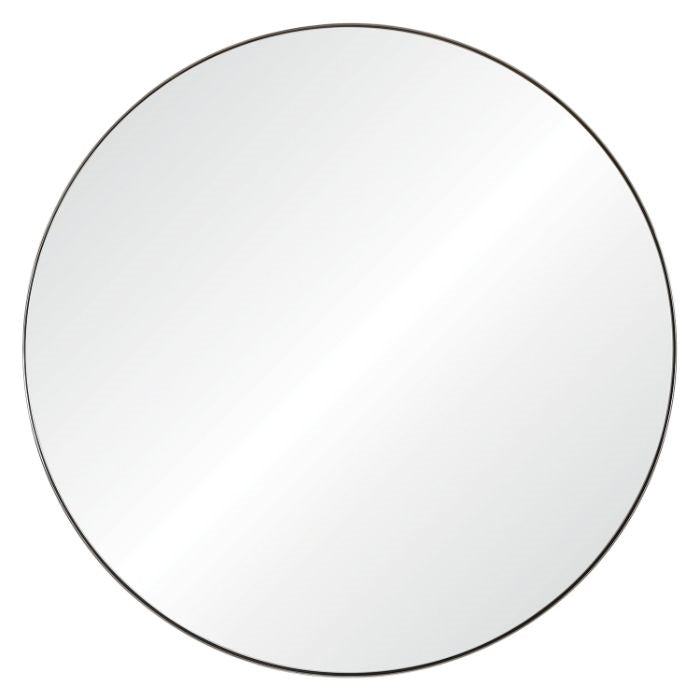 stainless steel round wall mirror