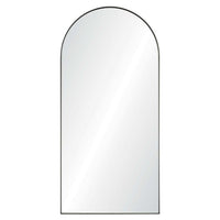 round top wall mirror stainless steel