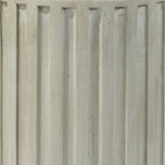 concrete round side table natural cement white