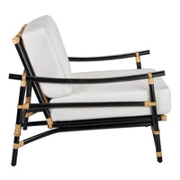 Unique dark wood chair